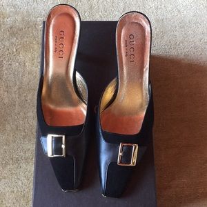 Gucci heel slides